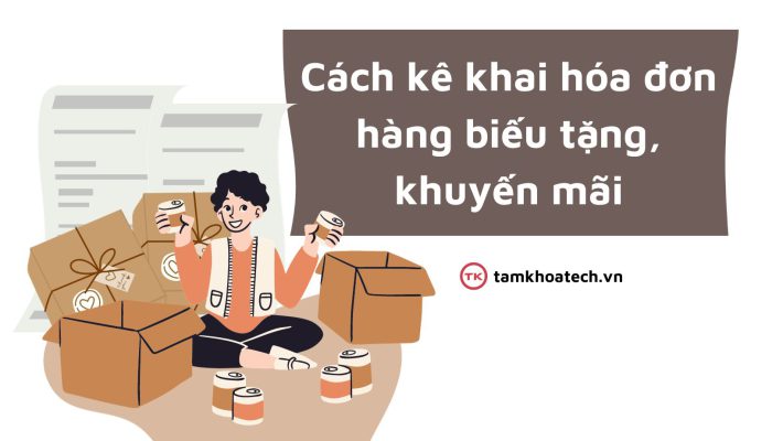 Kê khai hóa đơn hàng biếu tặng, khuyến mại
