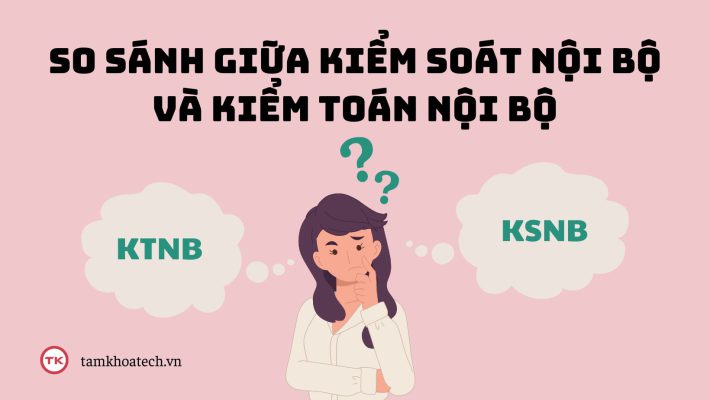 So sánh giữa kiểm soát nội bộ và kiểm toán nội bộ