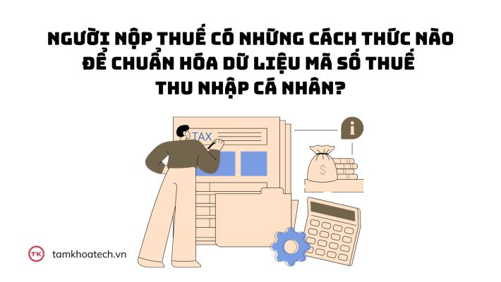 Người nộp thuế có những cách thức nào để chuẩn hóa dữ liệu mã số thuế thu nhập cá nhân