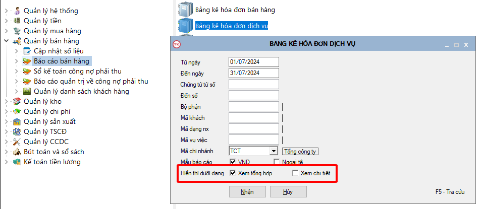 tính năng phần mềm kế toán Boro eAccounting phiên bản v2024.3.1.9