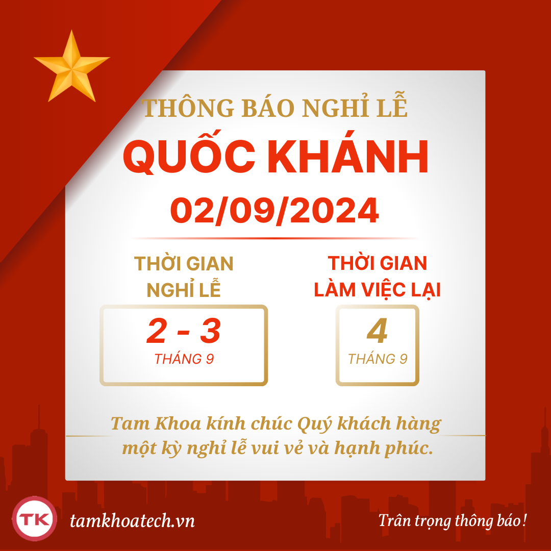 Lịch nghỉ Lễ 02/09/2024