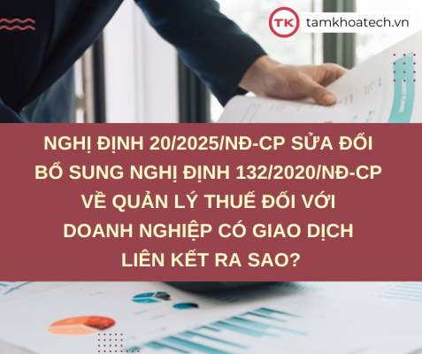 Nghị định 20/2025/NĐ-CP sửa đổi bổ sung Nghị định 132/2020/NĐ-CP về quản lý thuế đối với doanh nghiệp có giao dịch liên kết ra sao?