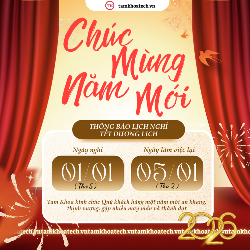 THÔNG BÁO NGHỈ TẾT DƯƠNG LỊCH 2025