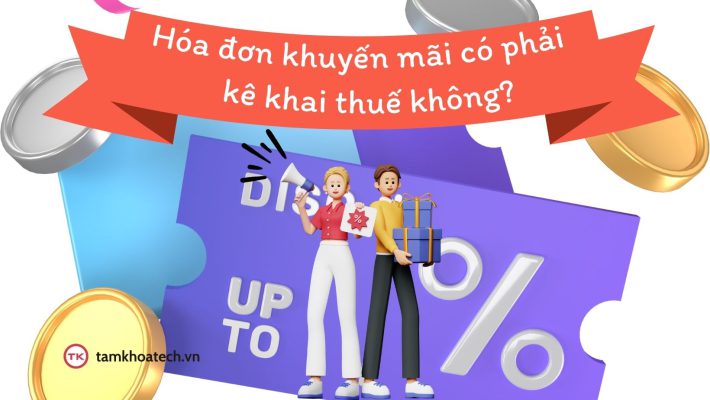 Hóa đơn khuyến mãi có phải kê khai thuế không