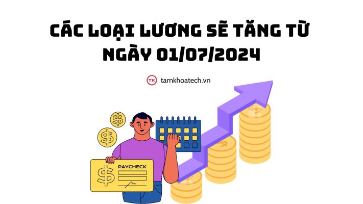 Các loại lương sẽ tăng từ ngày 01072024